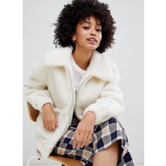 New Look Jackets & Blazers - New Look Teddy Borg Coast in White